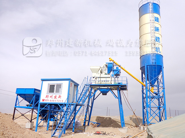 郑州建新机械混凝土搅拌站设备