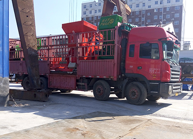 建新混凝土搅拌站设备发送至北京